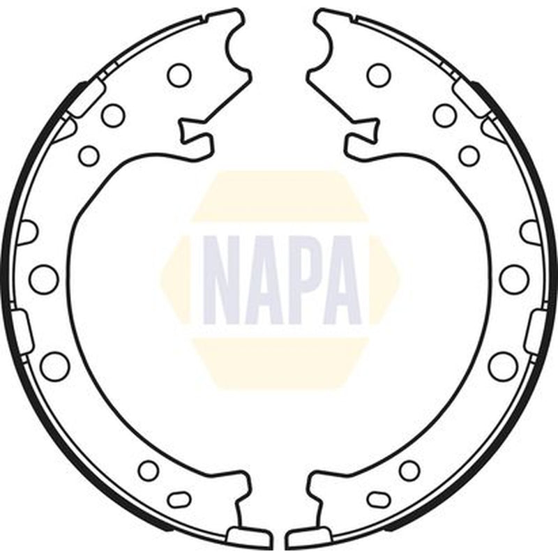 NAPA Parking Brake Shoe Set NBS5044