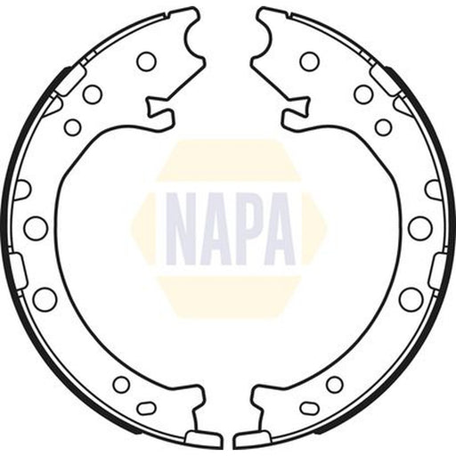 NAPA Parking Brake Shoe Set NBS5044
