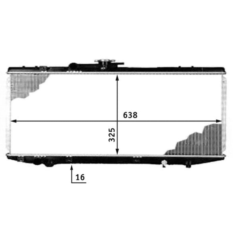 Mahle Engine Radiator CR 536 000S