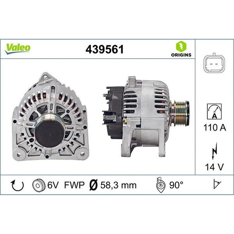 Valeo Car Alternator 12V 439561