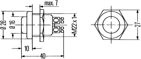 Hella 6JF 001 571-101 Ignition Switch