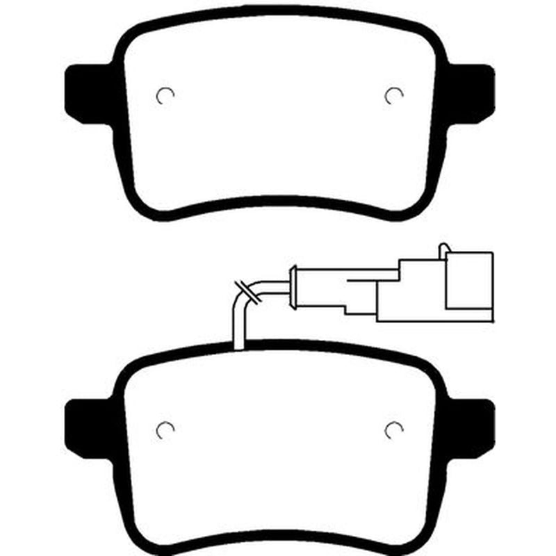 Abtex Rear Brake Pad Set PLU2083