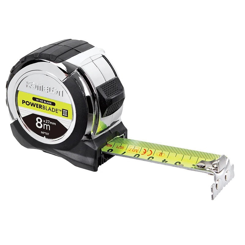 Komelon PowerBlade™ II Pocket Tape 8m (Width 27mm) (Metric only) - MPT87M