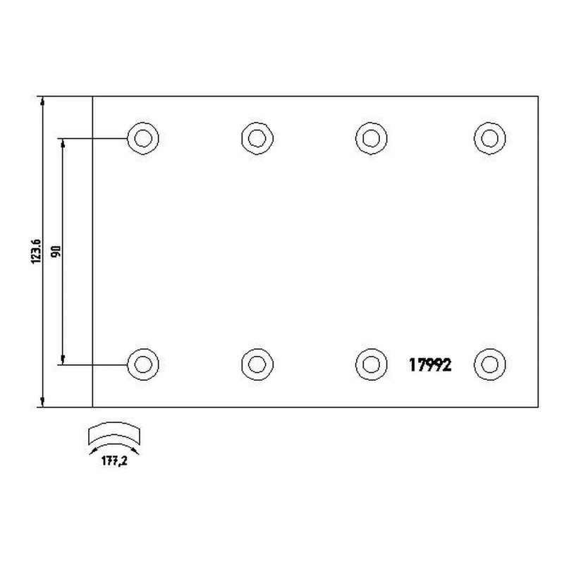 DON Don Cv Brake Lining Set VL851S7100