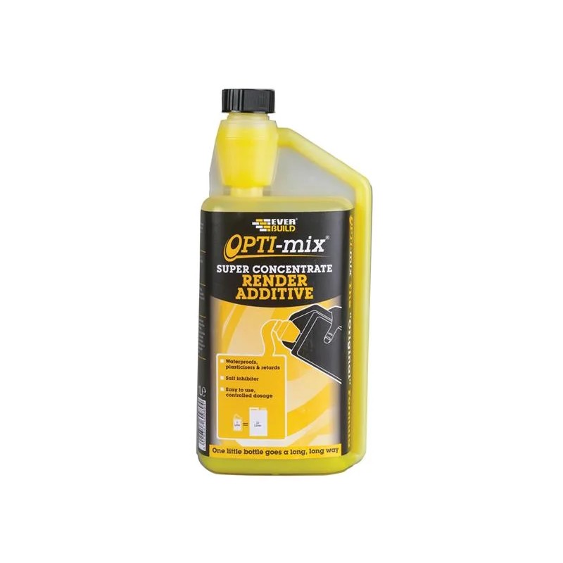 Everbuild Sika Opti-Mix 3-in-1 Render Additive 1 Litre - 697962