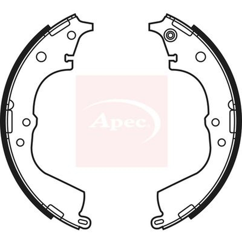 Apec Brake Shoe Set Axle Kit SHU564