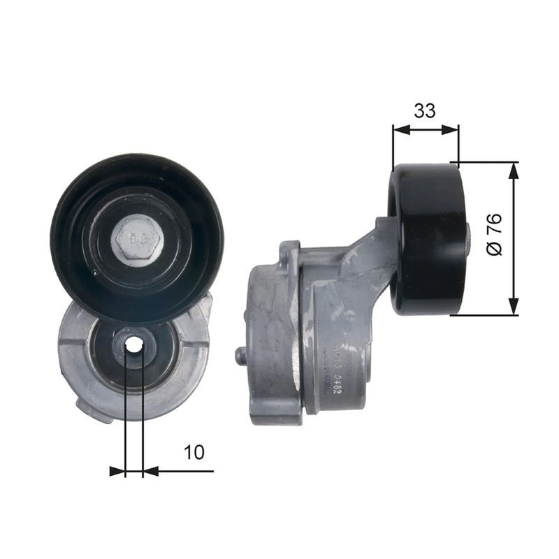 Gates Auxiliary Belt Tensioner T39134