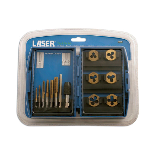 Laser Metric Tap & Die Set 13pc 4026 Laser  - Town Parts