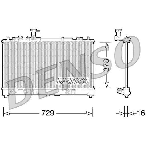 Denso Engine Radiator DRM44026