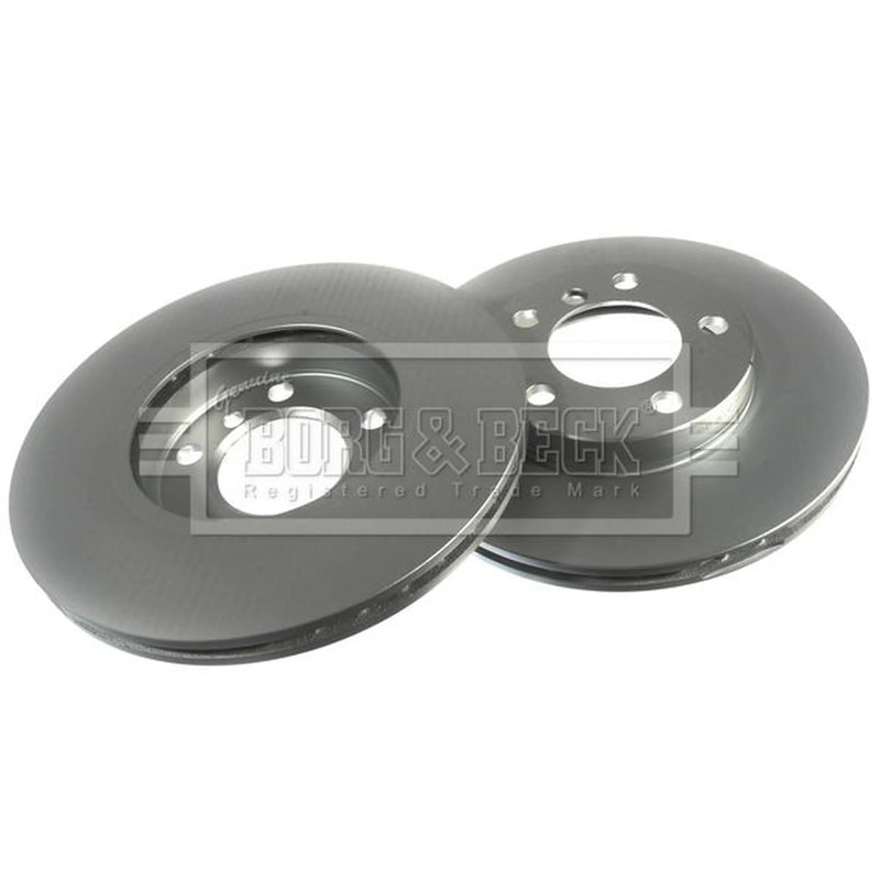 Borg & Beck 2 x Vented Front Brake Discs BBD5337