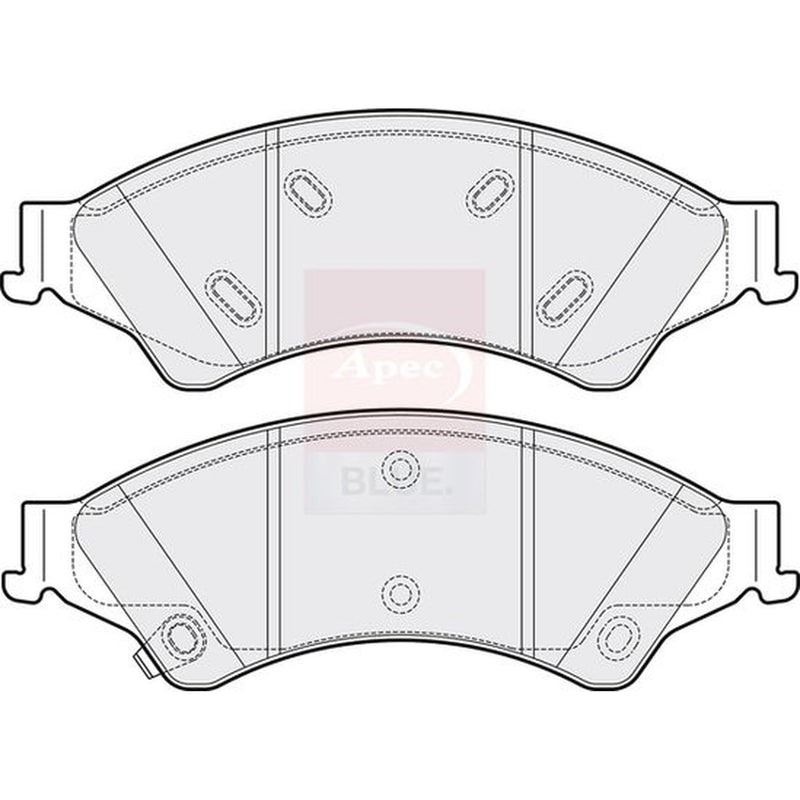 Apec Front Brake Pad Set PD3730