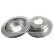 Borg & Beck 2 x Vented Rear Brake Discs BBD4480