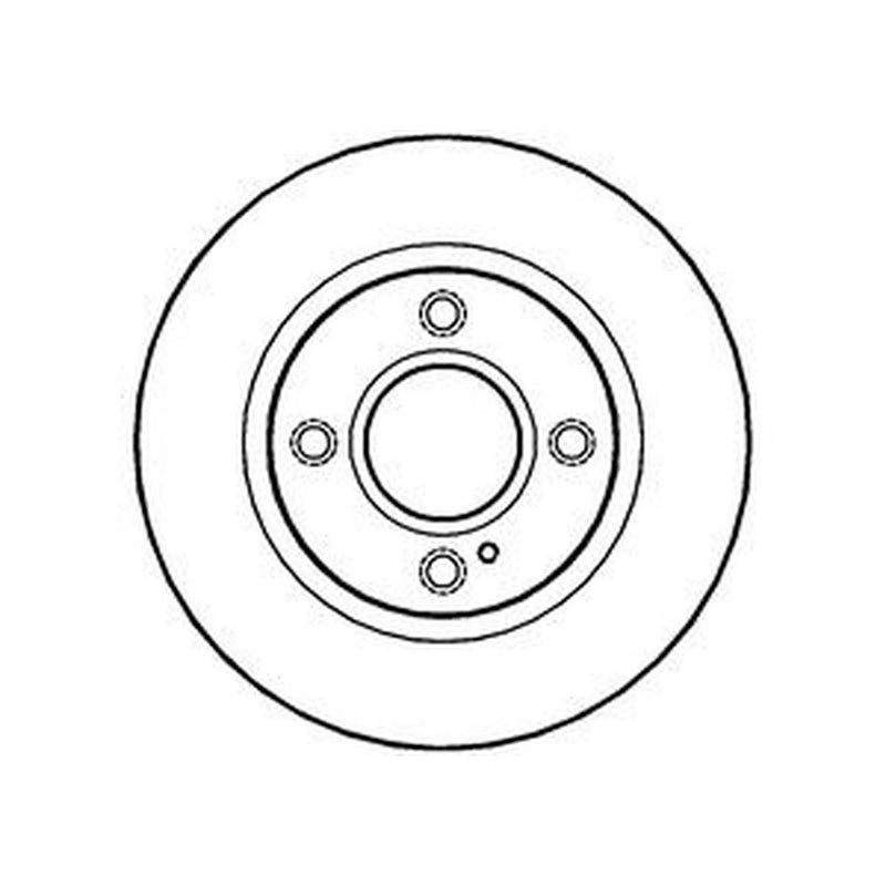 Abtex 2 x Vented Front Brake Discs BD1567V