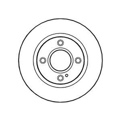 Abtex 2 x Vented Front Brake Discs BD1567V