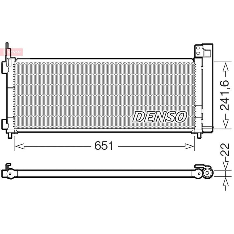 Denso Air Conditioning Condenser DCN50123