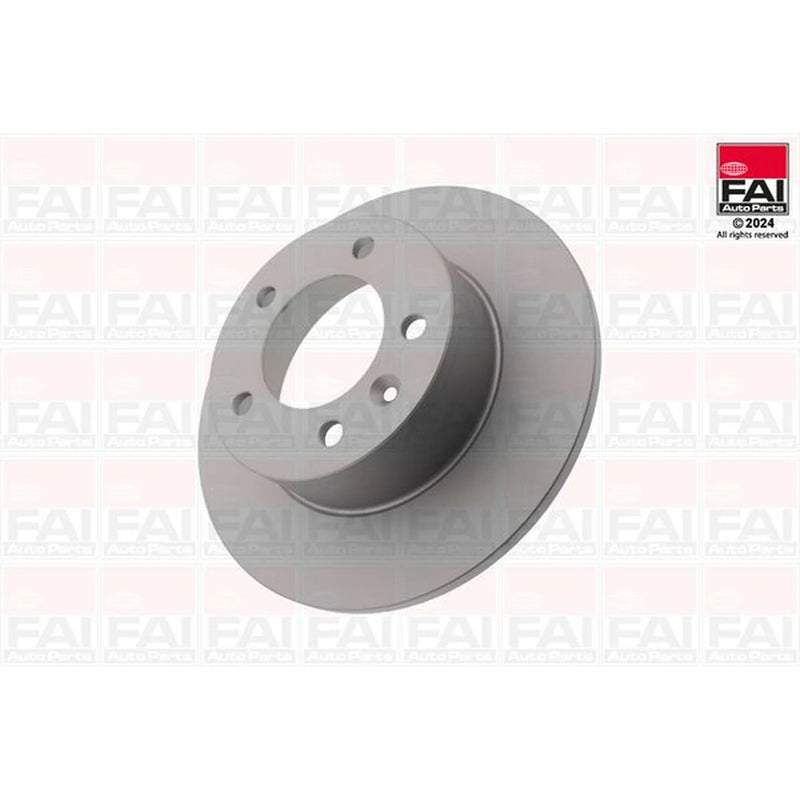 FAI 2 x Solid Rear Brake Discs BD116