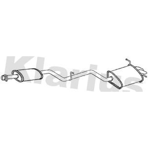 Klarius Box With Tail Pipe Rear MZ435E