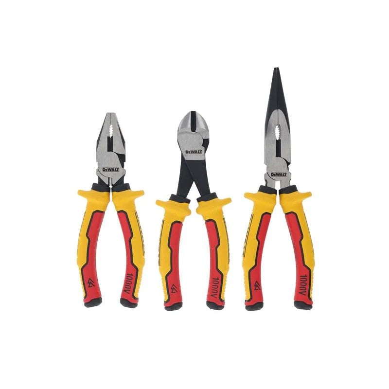 DEWALT Hand Tools VDE Plier Set, 3 Piece - DWHT82811-0
