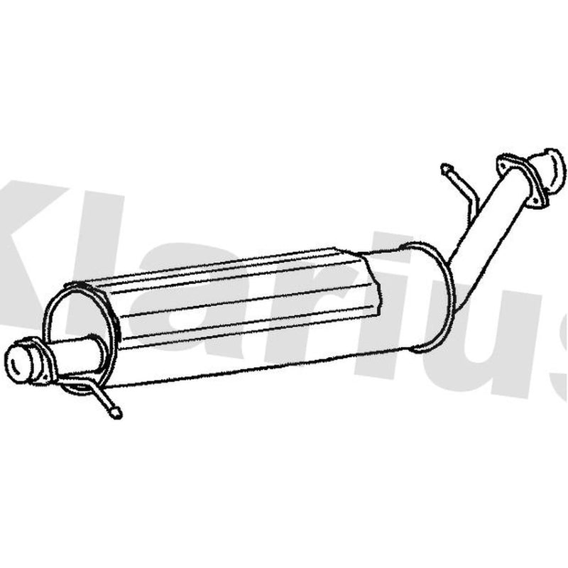Klarius Box With Centre Pipe Centre LR165E