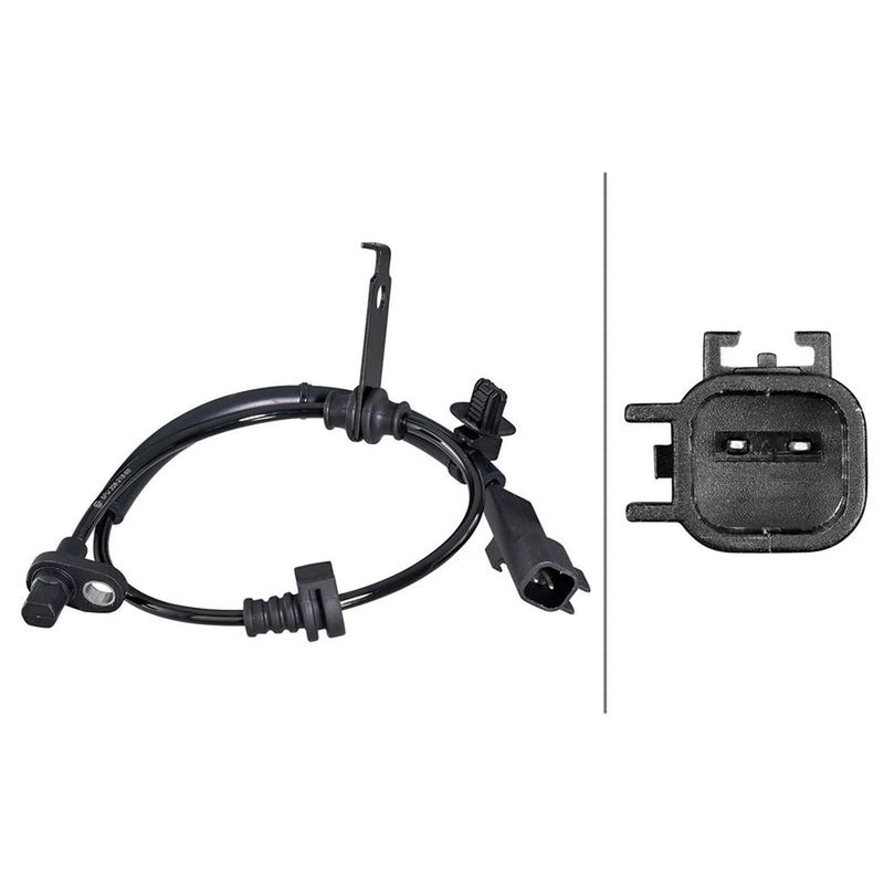 Hella ABS Wheel Speed Sensor Rear 6PU 358 218-681