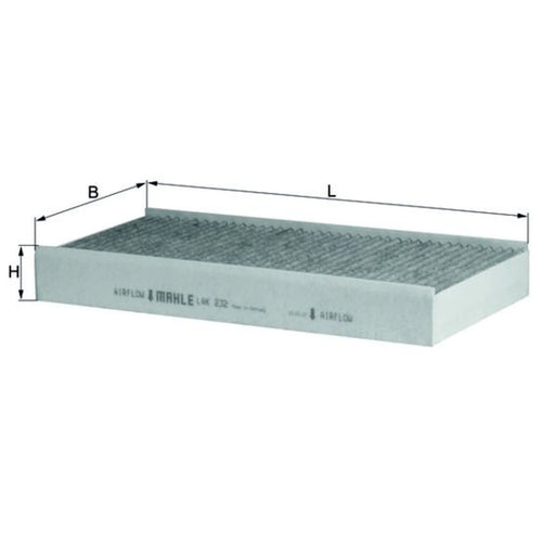 Mahle Cabin Air Filter (Pollen Filter) LAK 232