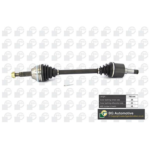 BGA CV Drive Shaft Driveshaft Front Left DS2351LA