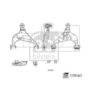 Febi Control/Trailing Arm Lower 179167