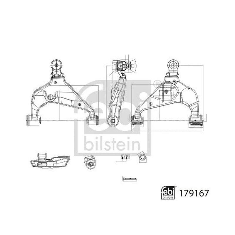 Febi Control/Trailing Arm Lower 179167