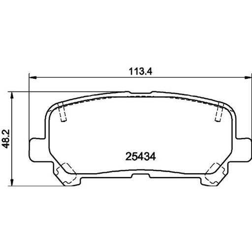Mintex Rear Brake Pad Set MDB3308