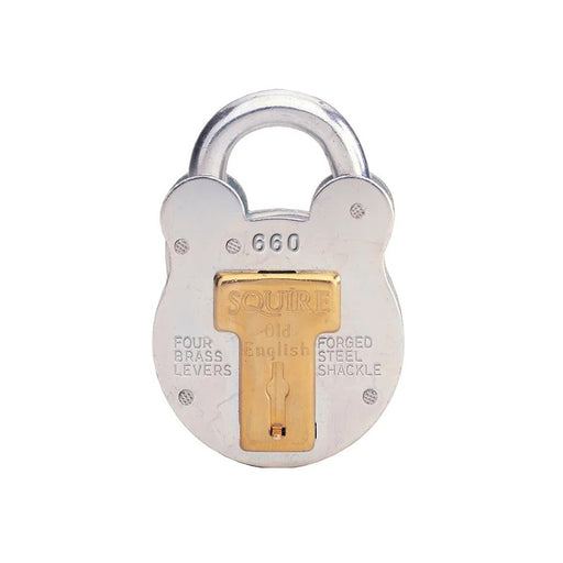 Squire 660 Old English Padlock with Steel Case 64mm - 660