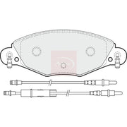 Apec Front Brake Pad Set PAD1283