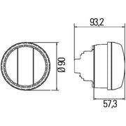 Hella Direction Indicator Light Front 2BE 010 102-001