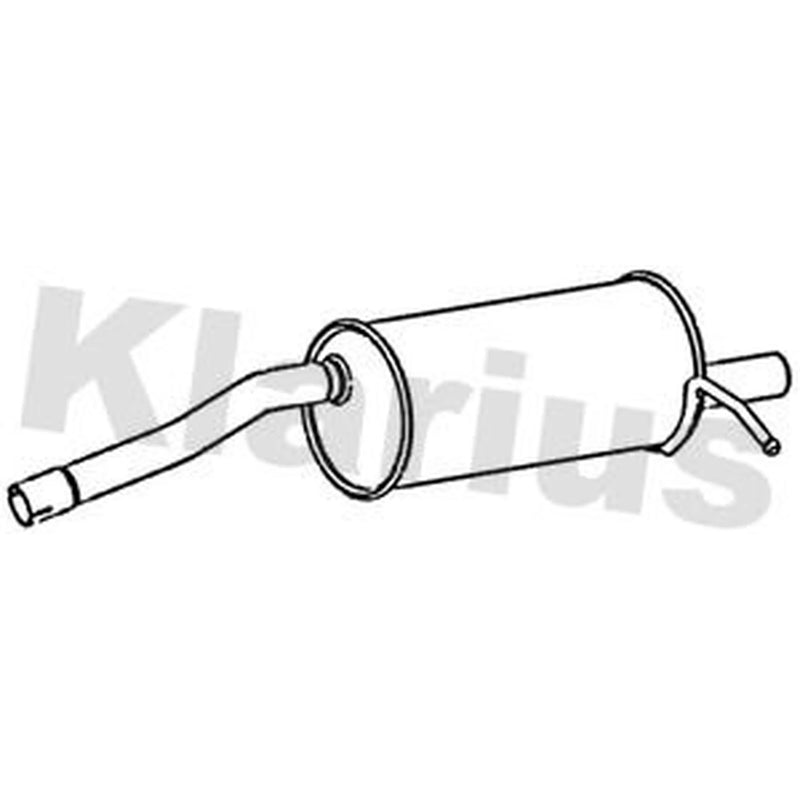 Klarius Box With Tail Pipe Rear DC28D
