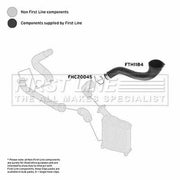 First Line Intercooler Turbo Charge Air Hose FTH1184