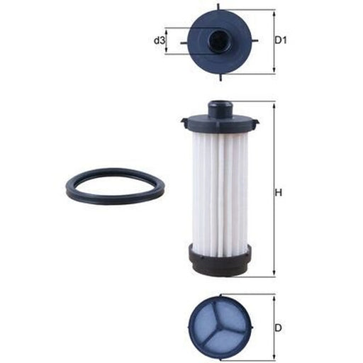 Mahle Automatic Transmission Hydraulic Filter HX 232D