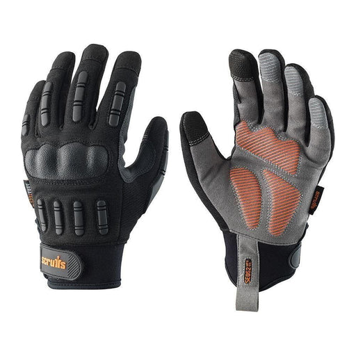 Scruffs Trade Shock Impact Gloves Black L / 9 Scruffs  - Town Parts