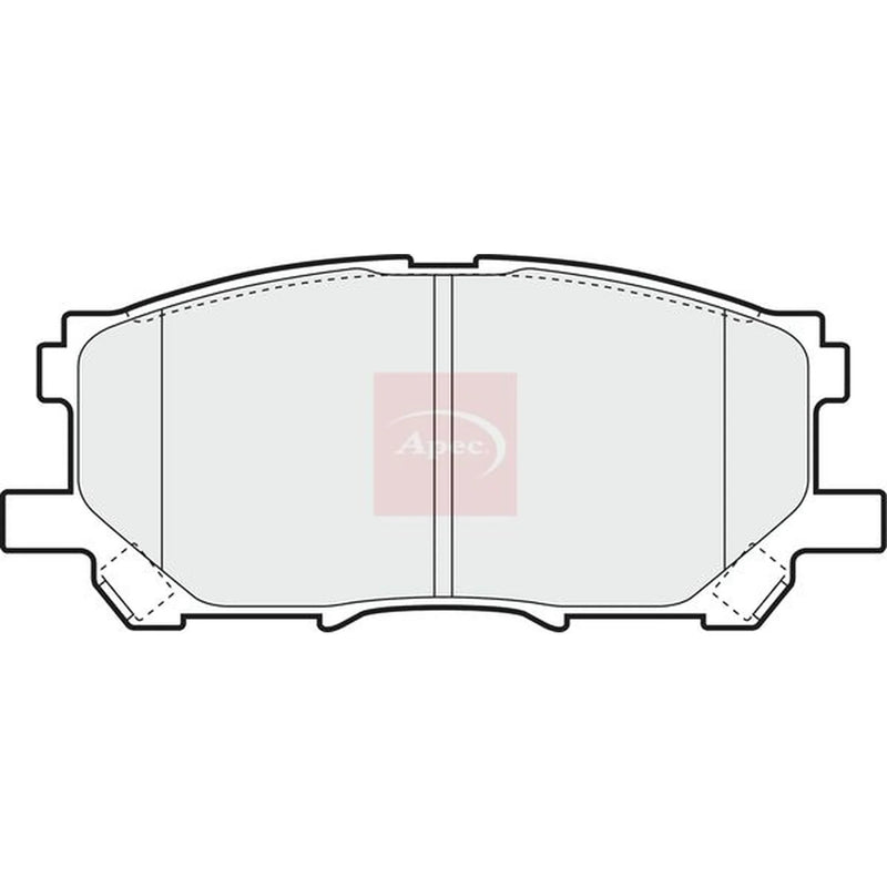 Apec Front Brake Pad Set PAD1338