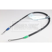 Borg & Beck Handbrake Cable Right Rear BKB3900