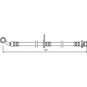 NAPA Brake Hydraulic Hose Line Front Left NBH1295