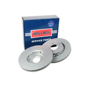 Borg & Beck 2 x Vented Front Brake Discs BBD4481