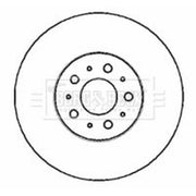 Borg & Beck 2 x Vented Front Brake Discs BBD4389