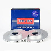 Borg & Beck 2 x Vented Front Brake Discs BBD5439