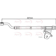 Apec Brake Hydraulic Hose Line Rear Left HOS4203