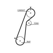 Gates Timing Belt Kit with Rollers K015478XS