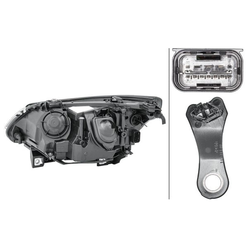 Hella Headlight Headlamp H7/H7 Right 1LL 009 449-041