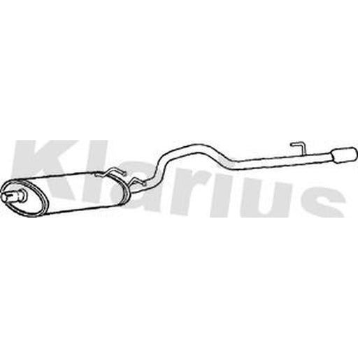 Klarius Box With Tail Pipe Rear CH18M