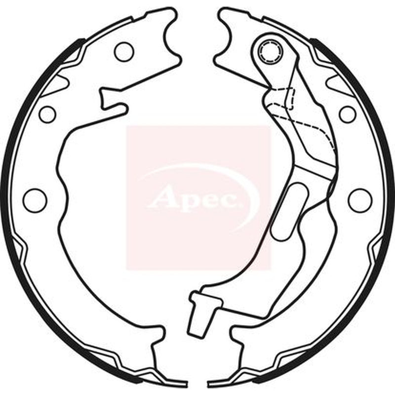 Apec Parking Brake Shoe Set SHU730