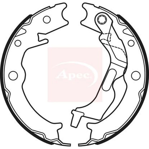 Apec Parking Brake Shoe Set SHU730
