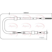 Apec Handbrake Cable Left Rear CAB1021