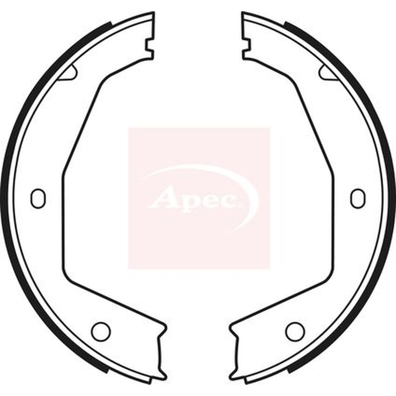 Apec Parking Brake Shoe Set SHU713